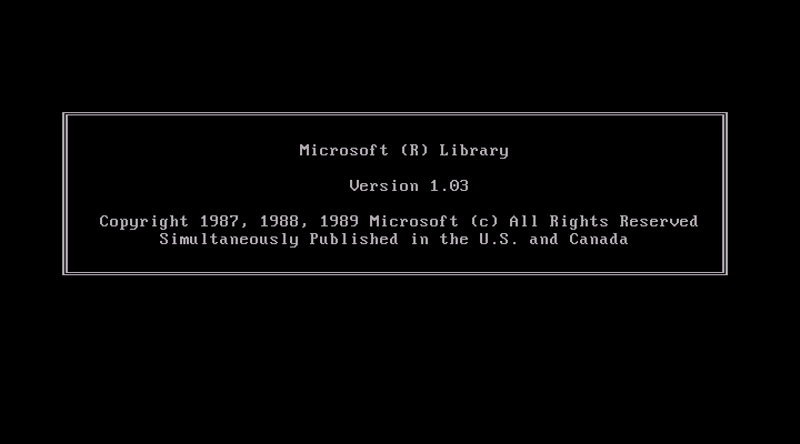 Microsoft Programmers Library 1.3 - Splash