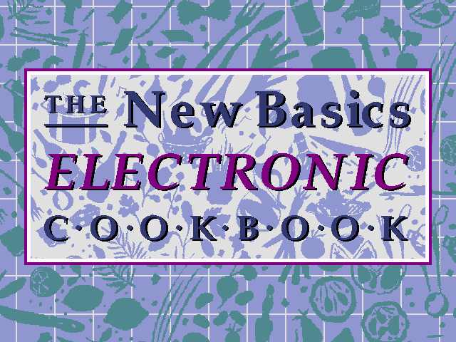The New Basics Electronic Cookbook - Splash