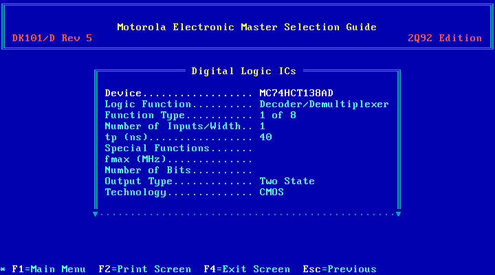 Motorola Specs In Secs - Spec