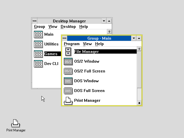 Microsoft OS2 SDK 2.0 Pre-Release 2 - Desktop