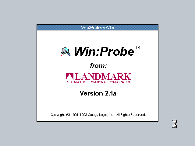 WINProbe 2.1a - Splash