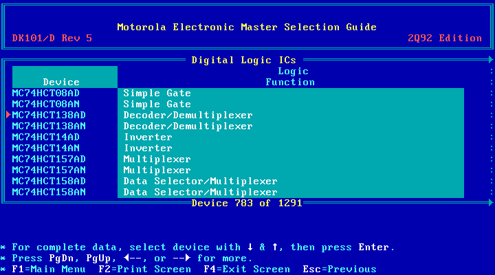 Motorola Specs In Secs - Index