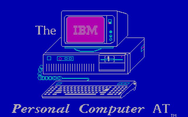 IBM Personal Computer AT Service Training 1.00 - Logo