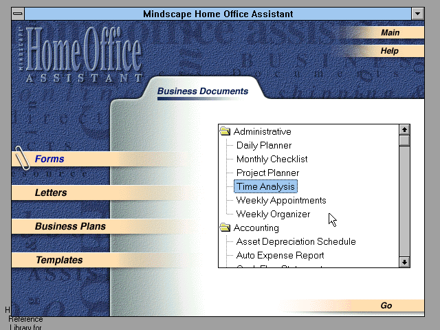 Mindscape Home Office Assistant - Templates