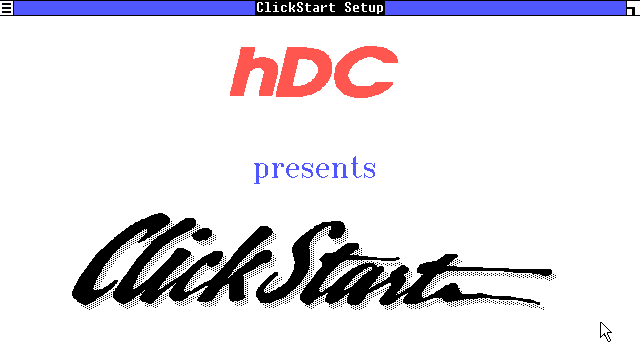 hDC ClickStart 1.2 - Install